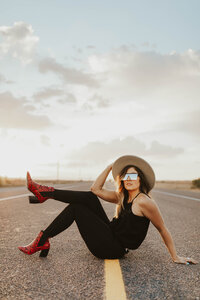 Texas western fashion featured in Cowgirl Magazine.