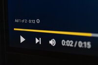 media controls on a video
