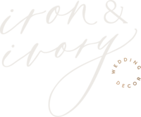 Iron & Ivory script logo