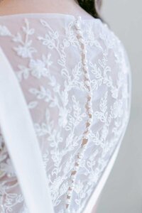 Romantic strapless full a-line wedding dress
