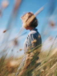 Person in Tall Grass