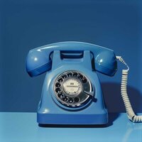 Blue phone
