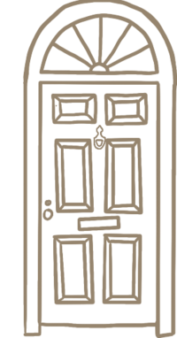 A door, the third step of getting starting with DLT Interiors, in an on-site visit of your project location.