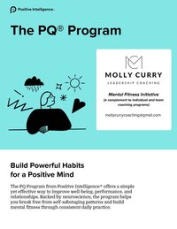 Cover of the PQ® Program Brochure, detailing steps from self-sabotage to self-mastery.