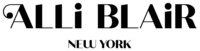 Alli Blair NY logo in black by Isla Luna Studio