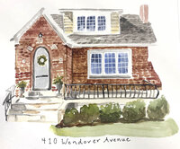 Painting of a house