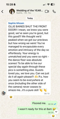 Reviews Screenshot of Messages