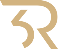 3r logo gold