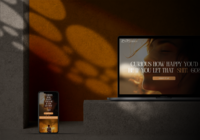 Mobile-friendly Showit website design for ByeCurious created by Her Higher Standard, focusing on UX, storytelling, and conversion strategy for digital product brands.