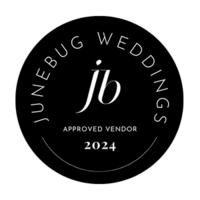 A Junebug Weddings wedding vendor badge