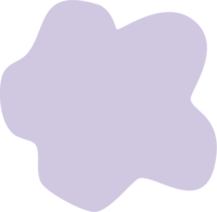 Purple flower drawing