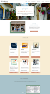 Travel website designed by Kemotion, highlighting custom web design and brand identity.