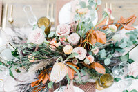 Reception décor details by the wedding planning company's expert team