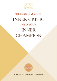 Image of the cover of Tammy's freebie download, "Transform Your Inner Critic"
