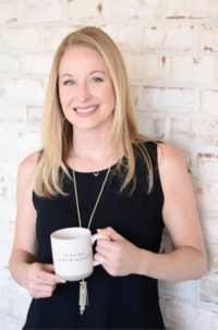 Woman holding coffee