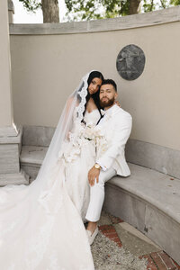 Bride and groom photo