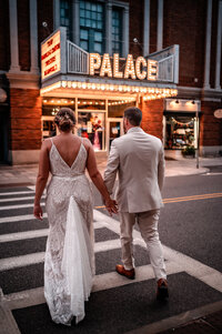newly wed couple heads to palace theatre in lake placid ny