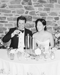 newlyweds enjoying their wedding reception in baltimore