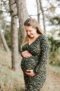 zwanger newborn shoot