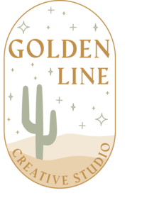 Rounded Cactus Scene Logo