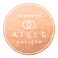 As seen on Aisle Society Badge