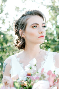 portland bride portrait