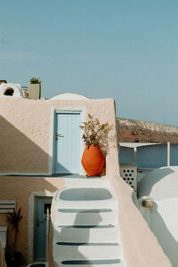 Elopement photos taken in Greece