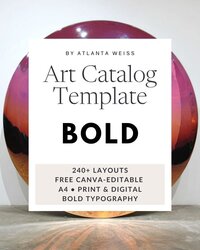 Studio Artist Canva Templates – 120 vertical + 120 horizontal DL (DIN-lang) size designs.