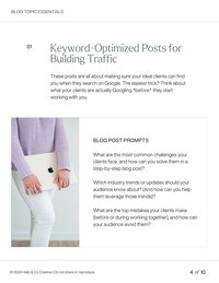 Ideas for blog posts