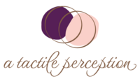 A Tactile Perception pink and purple logo