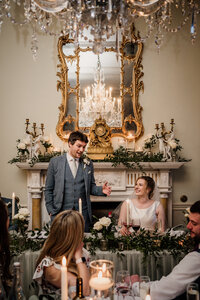 Prestwold Hall wedding breakfast
