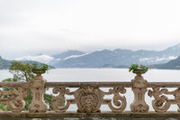 View of the Como Lake from Villa Balbianello