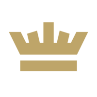gold crown logo icon