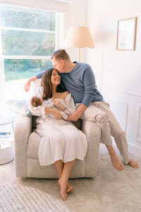 newborn session at home in the nursery, sugar house Salt Lake City. Photographer by newborn photographer in utah
