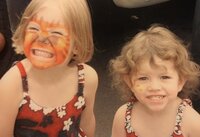 Mariah with face paint