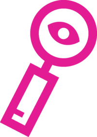 DBMS_Magnifying glass pink