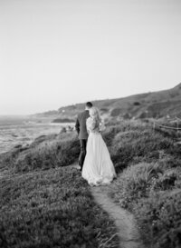 Bride and groom portraits in the vineyards at their Livermore California wedding at Murrieta's Well