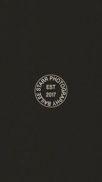 Bailee Starr stamp logo on black background