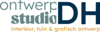 Logo Ontwerpstudio DH  interieur, tuin en grafisch ontwerp Blaricum