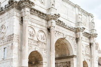 Beautiful architecture arch in Rome photographed by Kelsey Halm Photography