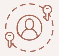 Ikon som visar översikt över säljorganisationens struktur och kompetensmönster.