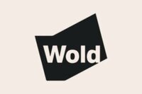 Logo for "Wold" displayed in white text on a black, irregular quadrilateral shape.