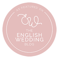 English wedding blog logo