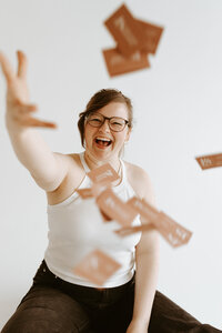 Jana Sauer Weddings mit Visitenkarten