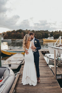 Wedding Couple in Maine