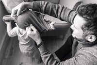 papa et enfant seance photo reportage famille a domicile