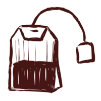 tea bag sticker