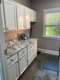Skilled painters offering cabinet painting services in Brecksville.