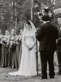 Bride and Groom at the Altar | Sadie Elizabeth