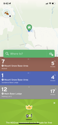 Take the Moover to Mount Snow. It's easy and free!